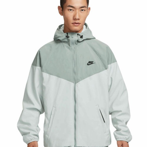 Kurtka męska Nike Windrunner kaptur zielona