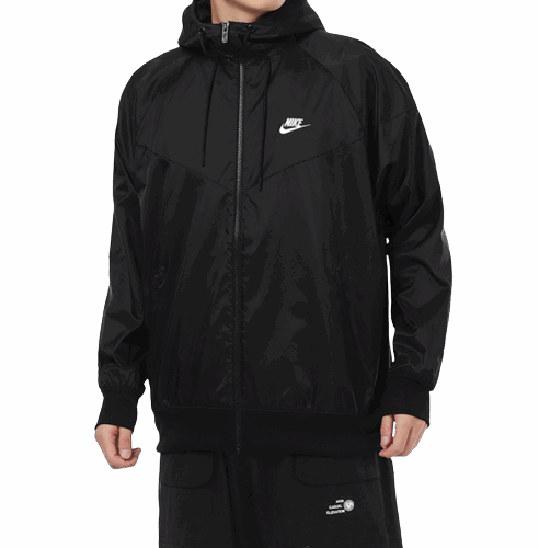 Kurtka Nike Sportswear wiatrówka z kapturem czarna