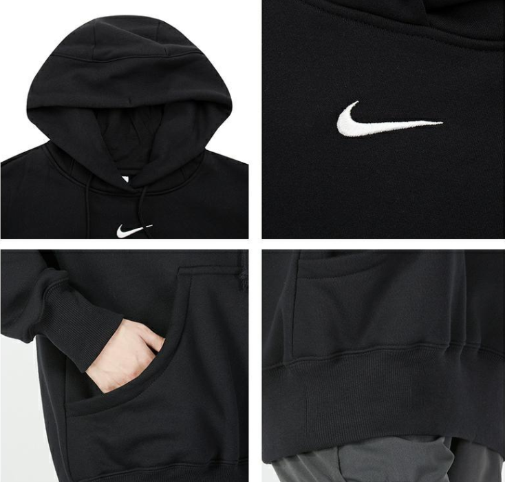 Bluza damska Nike Sportswear Phoenix czarna - obrazek 3