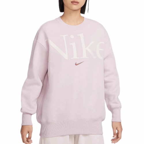 Bluza damska Nike Oversized Logo Pink