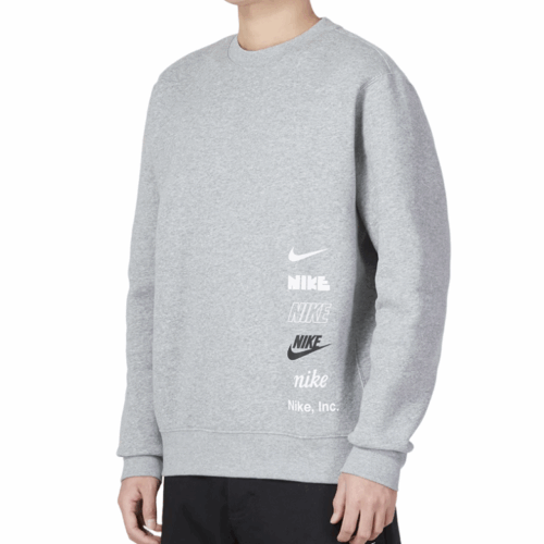 Bluza męska Nike Club Logo szara