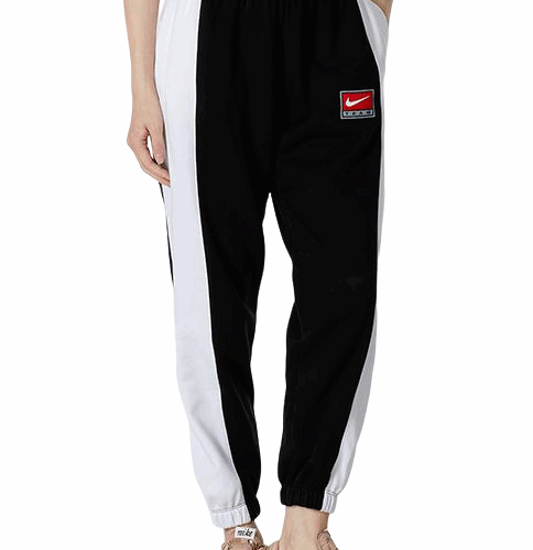 Spodnie damskie Nike NSW Team biało czarne