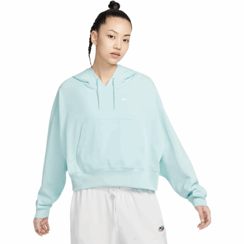 Bluza damska Nike NSW kaptur niebieska