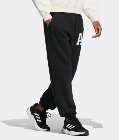 Spodnie unisex sportowe Adidas czarne - obrazek 3