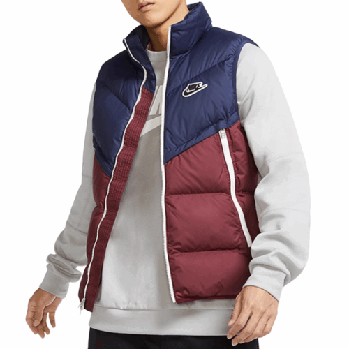 Kamizelka bezrękawnik Nike NSW pikowana granat