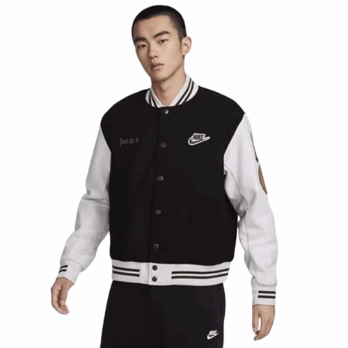 Kurtka męska Nike Jordan bomberka czarno biała