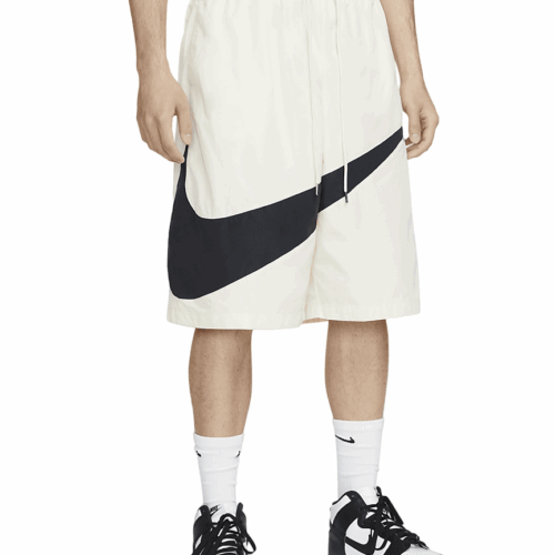 Spodenki sportowe Nike Swoosh białe