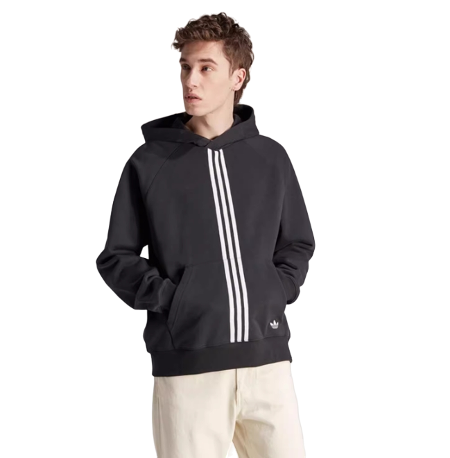 Adidas bluza z kapturem kangurka winter black