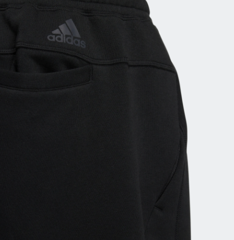 Spodnie unisex sportowe Adidas czarne - obrazek 4