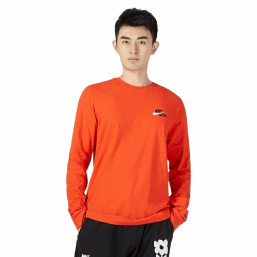Bluzka Nike longsleeve Just Do It pomarańczowa