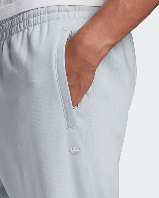 Spodnie sportowe Adidas Adicolor Premium błękitne - obrazek 4