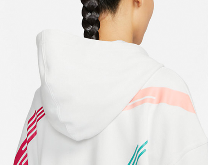 Bluza damska Nike CNY kaptur biała - obrazek 5