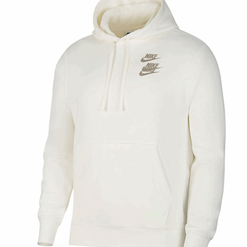 Bluza Nike Sportswear Worldtour z kapturem biała