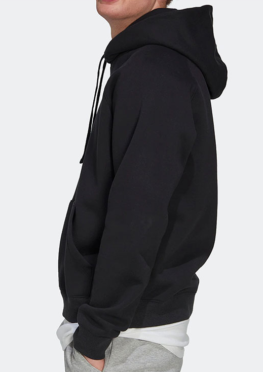 Bluza Adidas Fleece Hoodie kaptur czarna - obrazek 3