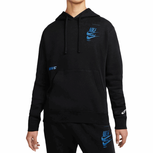 Bluza męska Nike NSW kangurka z kapturem czarna