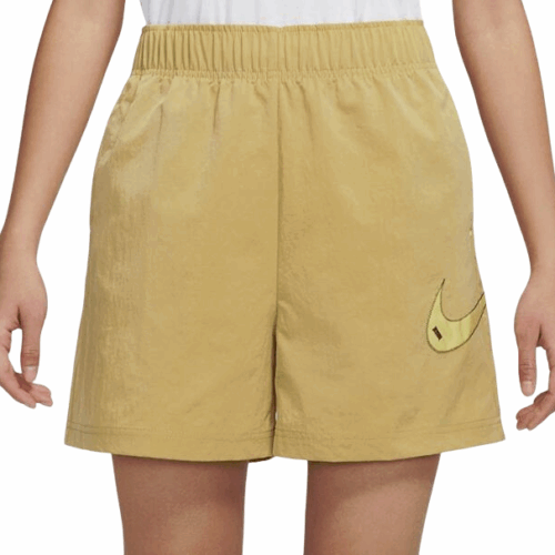Spodenki damskie Nike NSW Swoosh złote