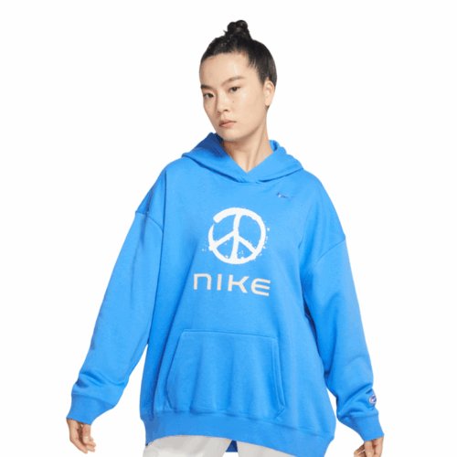 Bluza damska Nike NSW kaptur niebieska