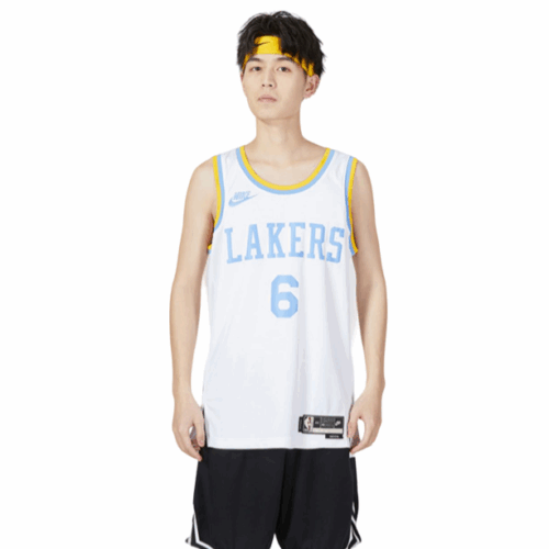 Koszulka Los Angeles Lakers James biała