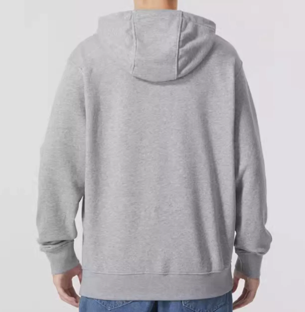 Bluza męska Nike Club kaptur szara - obrazek 3