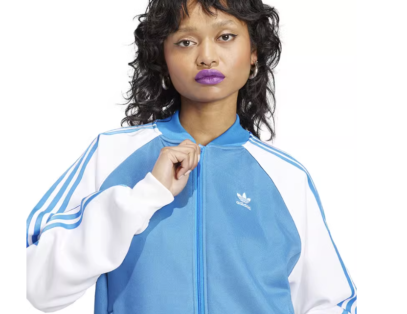 Bluza damska Adidas Adicolor blue - obrazek 4