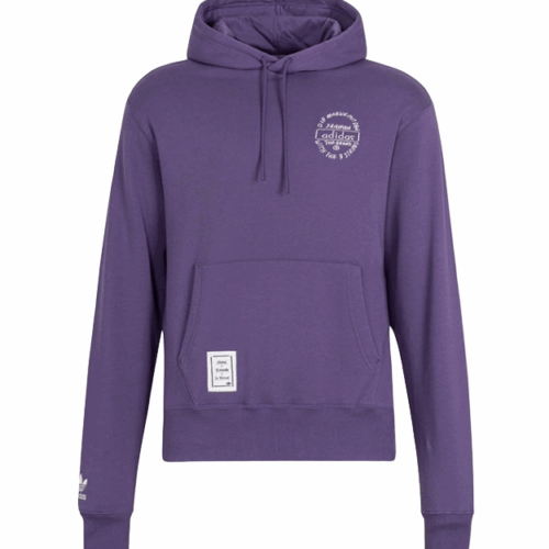 Bluza męska Adidas Originals kangurka fioletowa