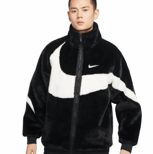 Kurtka męska polarowa Nike NSW czarna