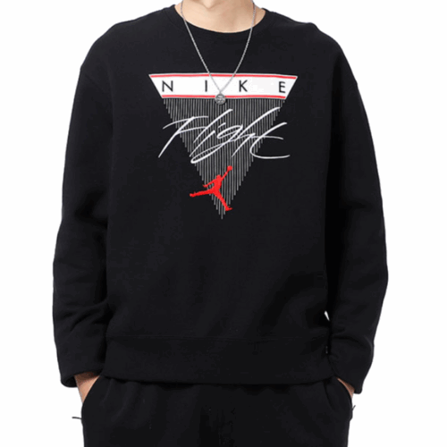 Bluza Nike Jordan Flight Crew logo czarna