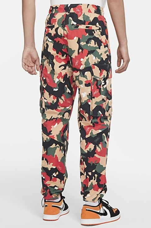 Spodnie Nike Jordan Flight bojówki moro - obrazek 5