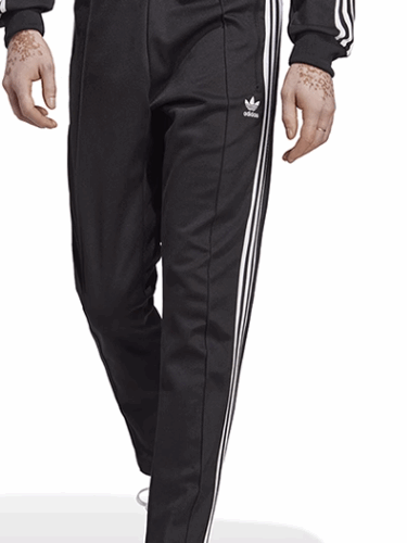 Spodnie dresowe męskie Adidas 3paski czarne