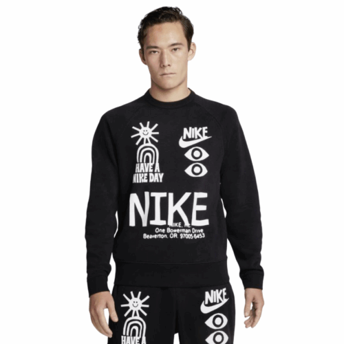 Bluza Nike Sportswear French Terry logo czarna