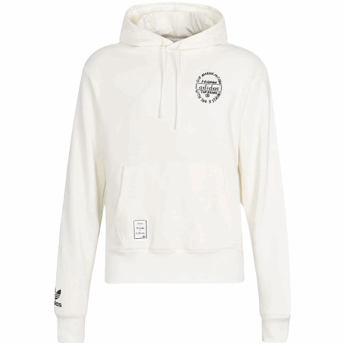 Bluza męska Adidas Originals kangurka kaptur biała