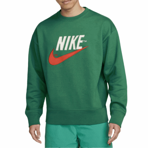 Bluza Nike Sportswear Overshirt logo zielona