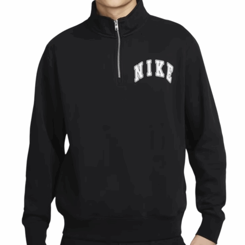 Bluza męska Nike Club rozpinana logo czarna