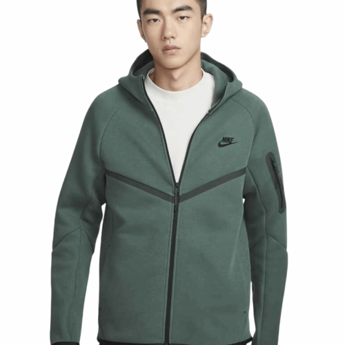 Bluza męska Nike Tech zapinana z kapturem green