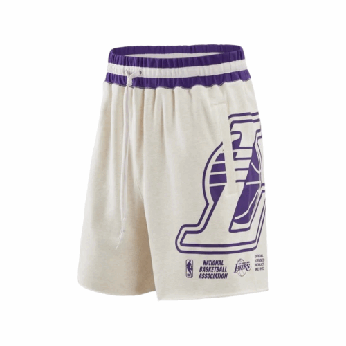 Spodenki treningowe Nike Los Angeles Lakers białe