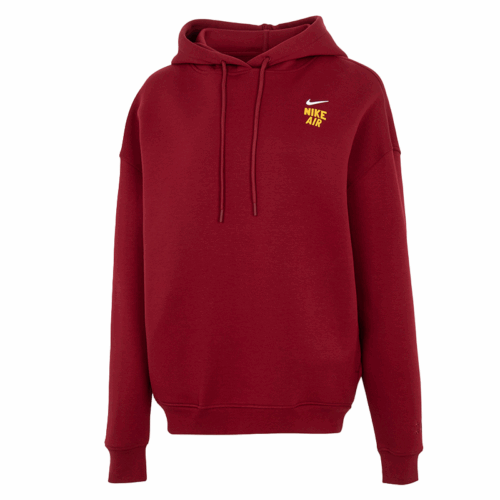 Bluza damska Nike NSW z kapturem bordo