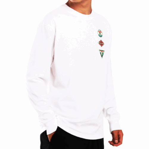 Bluzka Nike Jordan długi rękaw logo męska biała