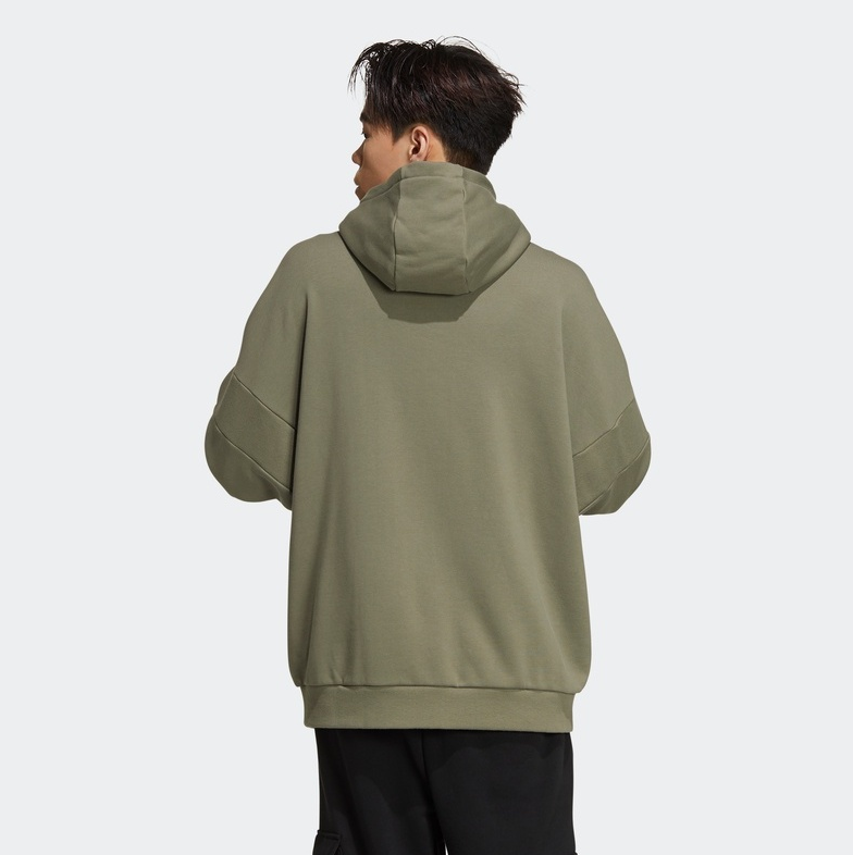 Bluza Adidas Originals kaptur oliwkowa - obrazek 2