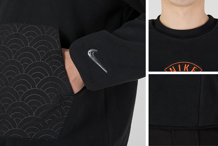 Bluza Nike Sportswear Therma-Fit czarna - obrazek 4