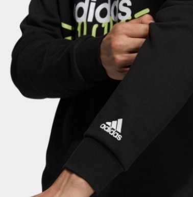 Bluza Adidas Logo czarna - obrazek 2