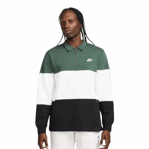 Bluza męska Nike Club+ kołnierzyk kolorowa