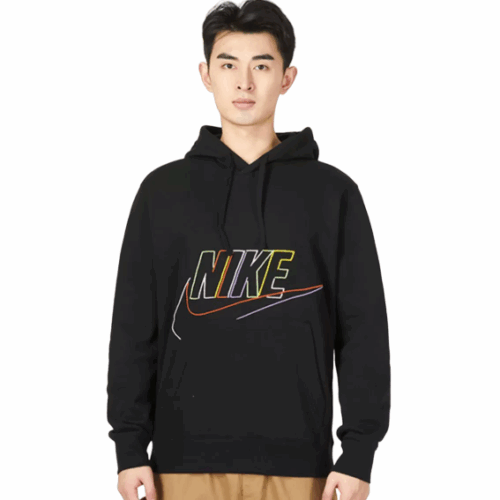 Bluza męska Nike Club kangurka kaptur black