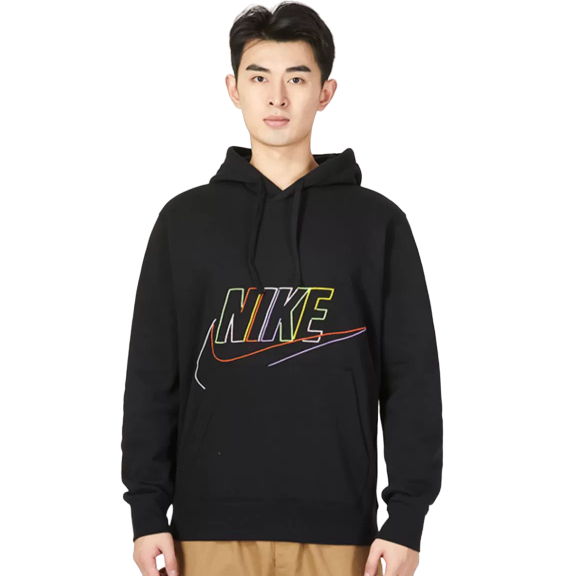 Bluza męska Nike Club kangurka kaptur black