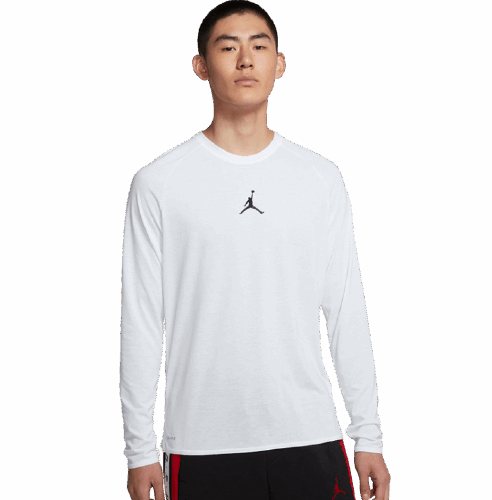 Bluza Nike Jordan Alpha Dri-Fit długi rękaw biała