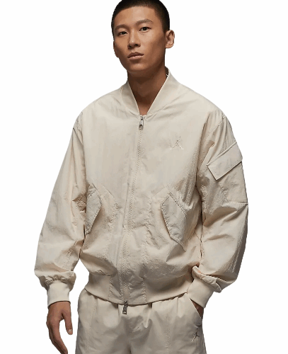 Kurtka męska Nike Jordan Renegade bomber beżowa
