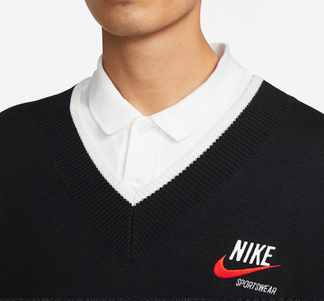 Sweter męski bluza Nike NSW czarna - obrazek 4
