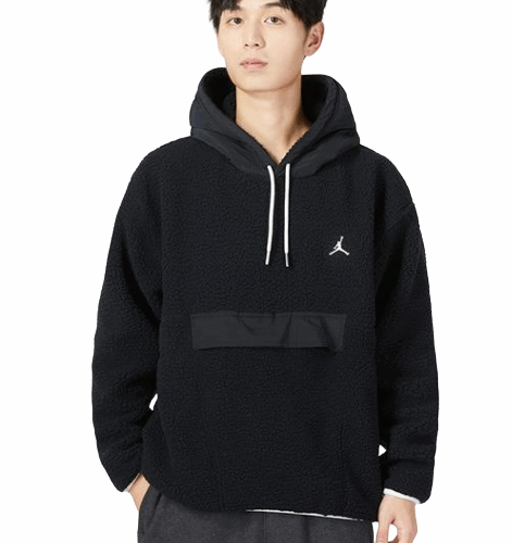 Bluza polarowa męska Nike Air Jordan czarna
