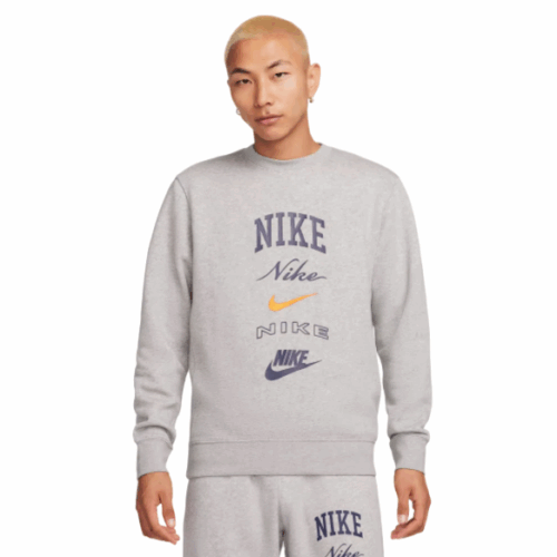 Bluza męska Nike Club Fleece logo czarna