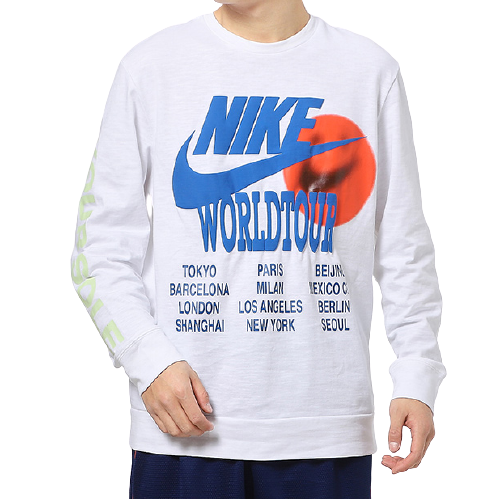 Bluza Nike Worldtour logo biała