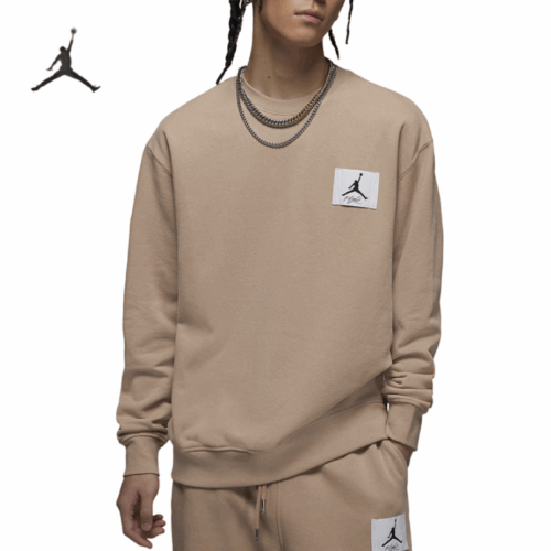 Bluza męska Nike Air Jordan Flight beżowa